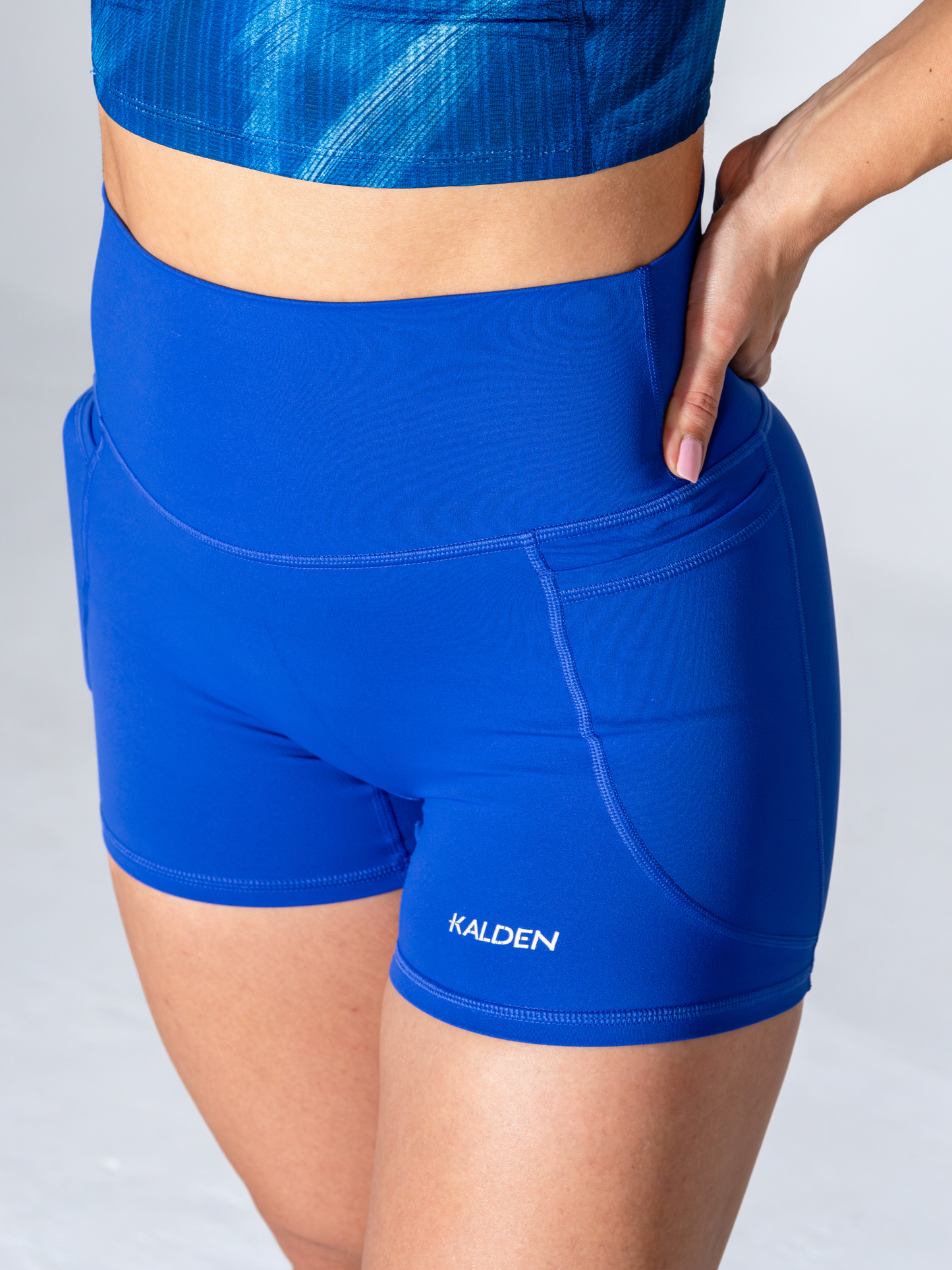 Women's Motion High Waist 3" - Blue