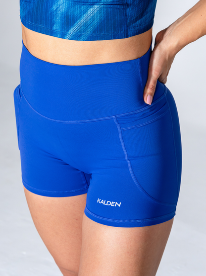 Women's Motion High Waist 3" - Blue