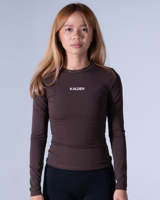 Women's Form Long Sleeve - Brown