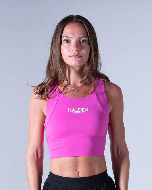 Women's Tempo Crop Tank - Hot Pink