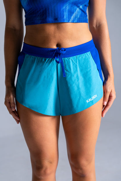 Women's Shift Shorts 3" - Blue