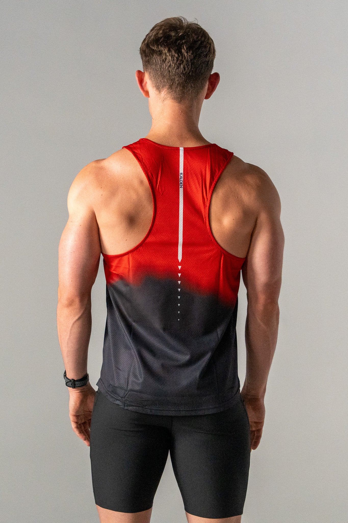 Men's Blaze Race Singlet - Red
