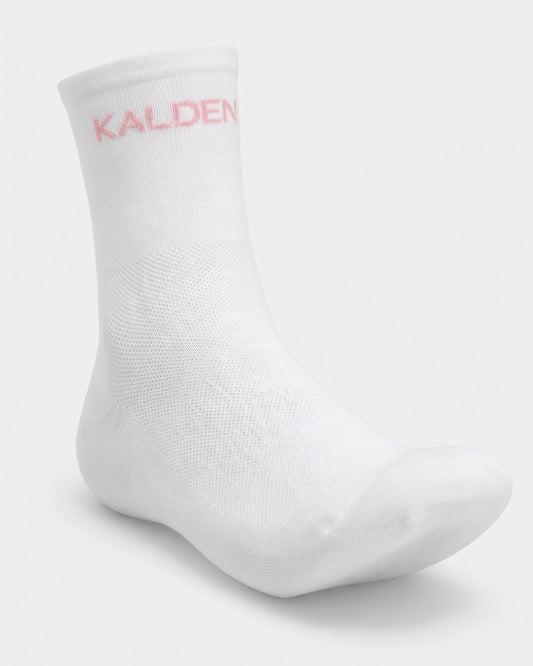 Running Socks - White & Pink